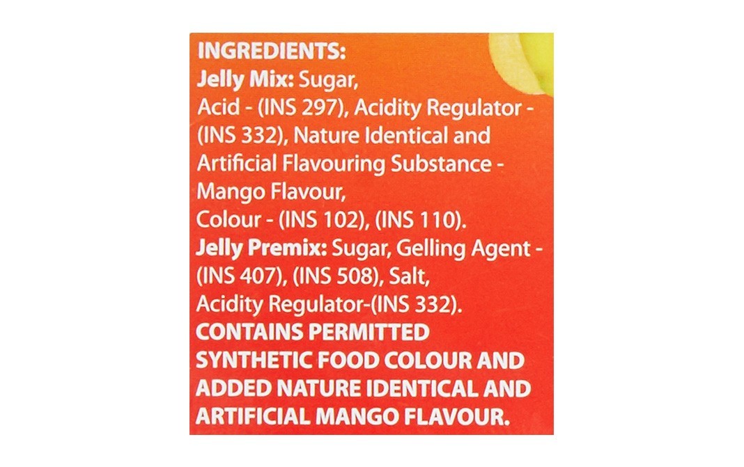 Weikfield Jelly Crystals, Mango Flavour    Box  90 grams